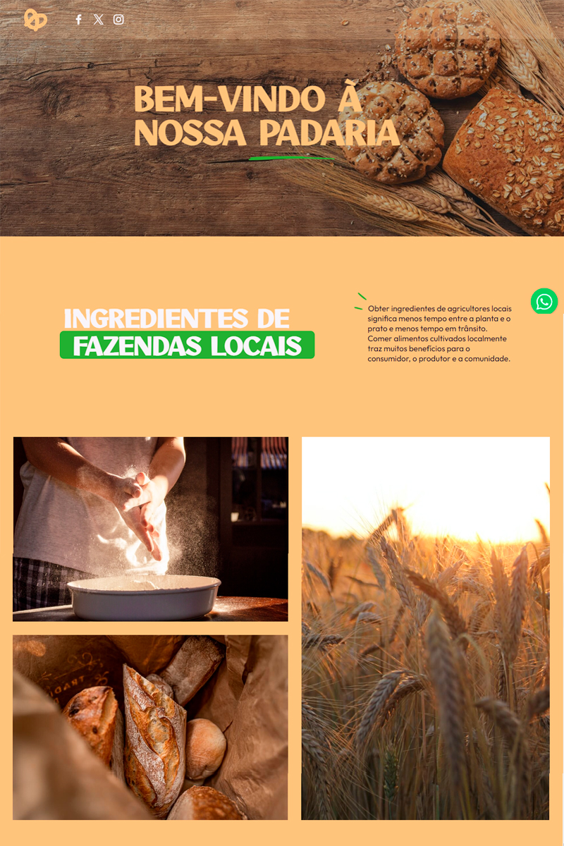 Site Panificadora M1