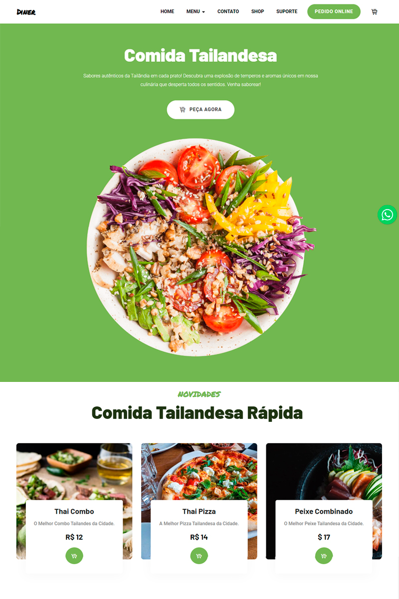 Site Food Tailandesa