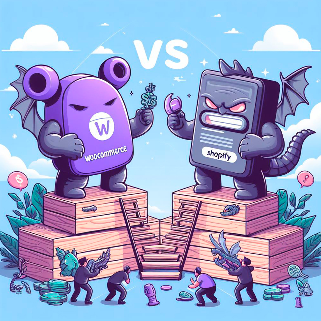 Batalha de Gigantes: WooCommerce x Shopify