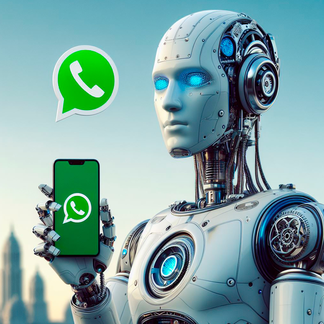 Chatbot AI no WhatsApp para experiência do cliente.