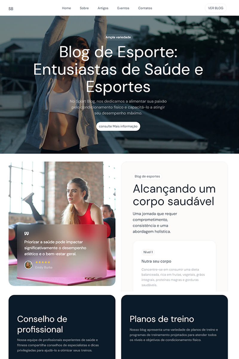 Site Blog Esportes M1